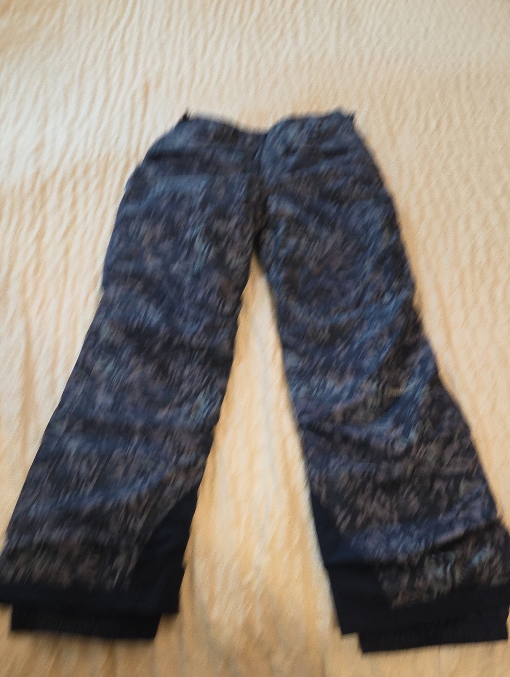 Patagonia Blue Patterned Kids Snow Pants